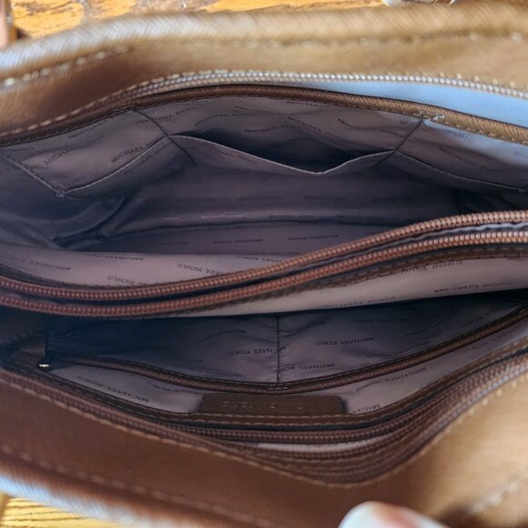Brown Michael Kors purse with feet - Picture 2 of 3